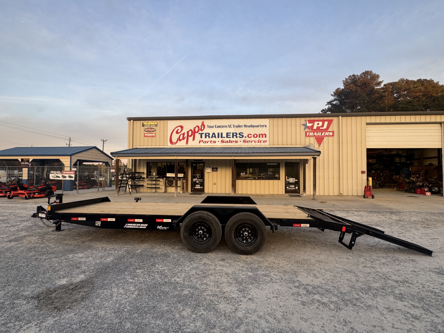 New 2026 Liberty LE14K83X18+2C6 Midnight Black Equipment Trailer