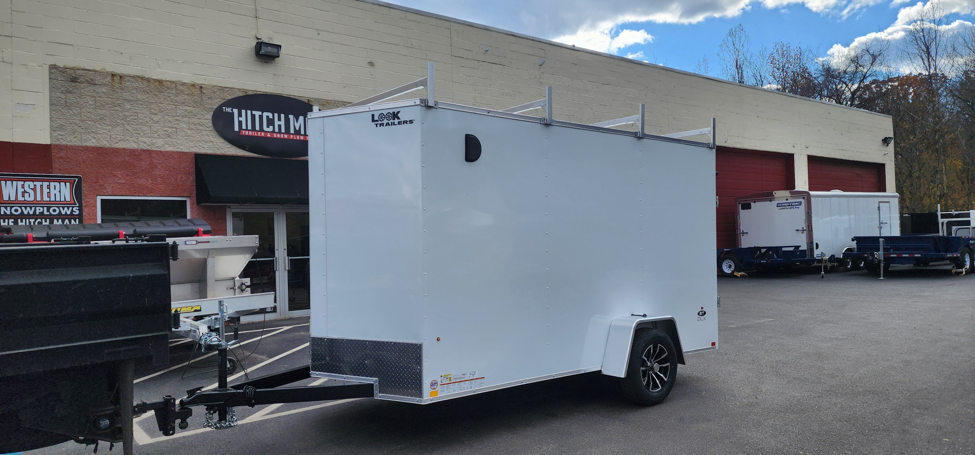 New SALE**6 x 12 Look ST DLX Cargo 3k w/ 4 Ladder Racks