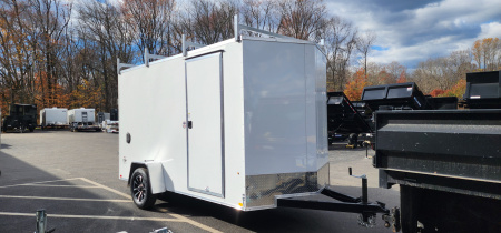 New SALE**6 x 12 Look ST DLX Cargo 3k w/ 4 Ladder Racks