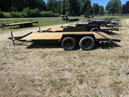 New 2026 AMO 2024 AMO 16' 2-BRAKE Car Hauler Trailer Car Hauler