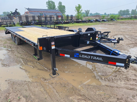 New 2025 Load Trail 102x25 Deckover Trailer W/ Max Ramps