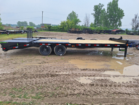 New 2025 Load Trail 102x25 Deckover Trailer W/ Max Ramps