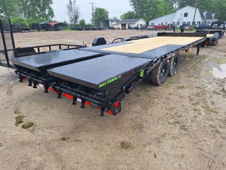 New 2025 Load Trail 102x25 Deckover Trailer W/ Max Ramps