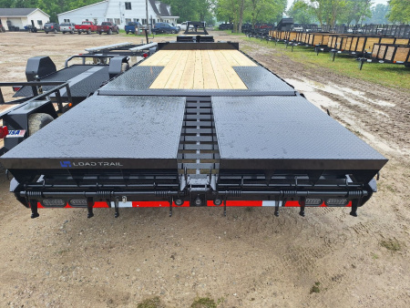 New 2025 Load Trail 102x25 Deckover Trailer W/ Max Ramps