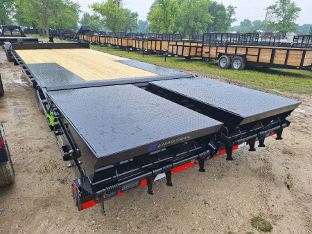 New 2025 Load Trail 102x25 Deckover Trailer W/ Max Ramps