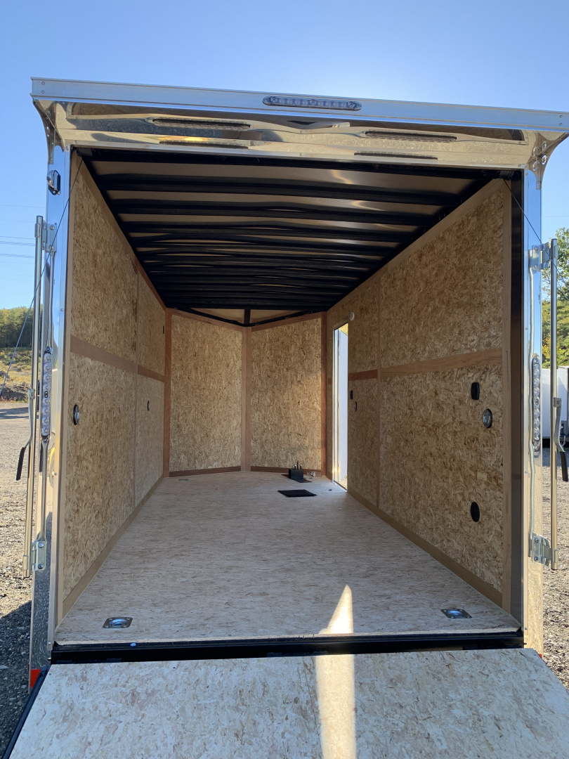 New 2026 US Cargo 7X16+ 2ft V-Nose / I-Beam Frame / 7' Interior / Polycore - 7000GVW