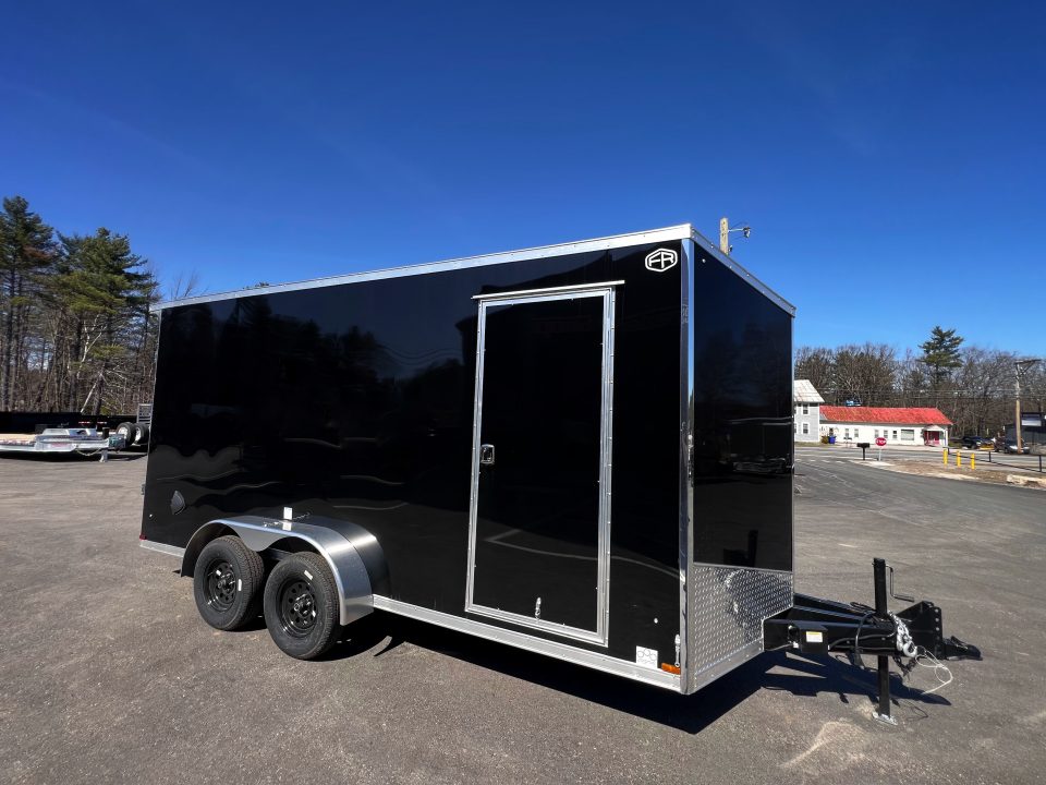 New 2026 US Cargo 7X16+ 2ft V-Nose / I-Beam Frame / 7' Interior / Polycore - 7000GVW