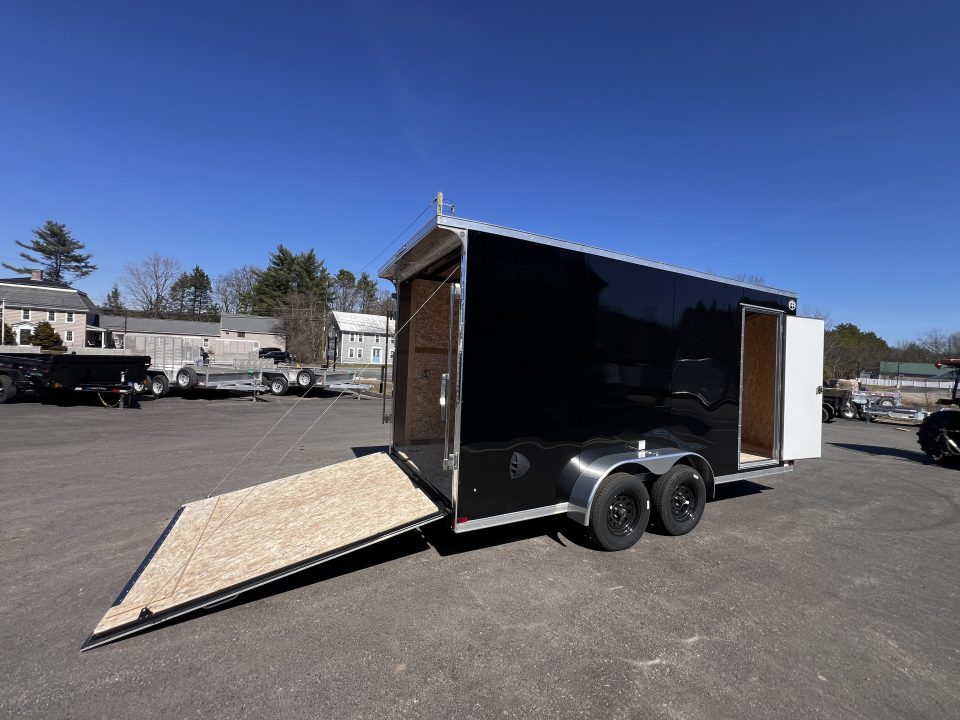 New 2026 US Cargo 7X16+ 2ft V-Nose / I-Beam Frame / 7' Interior / Polycore - 7000GVW