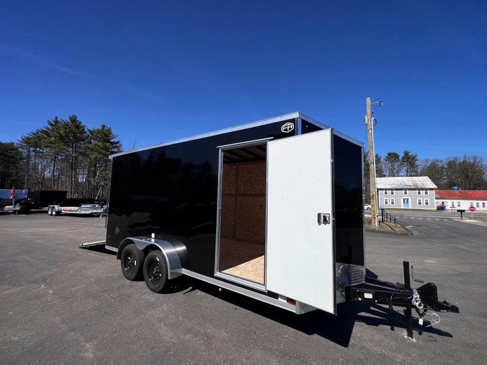 New 2026 US Cargo 7X16+ 2ft V-Nose / I-Beam Frame / 7' Interior / Polycore - 7000GVW