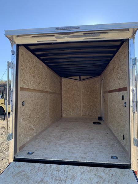 New 2026 US Cargo 7X16+ 2ft V-Nose / I-Beam Frame / 7' Interior / Polycore - 7000GVW