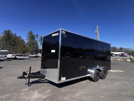 New 2026 US Cargo 7X16+ 2ft V-Nose / I-Beam Frame / 7' Interior / Polycore - 7000GVW