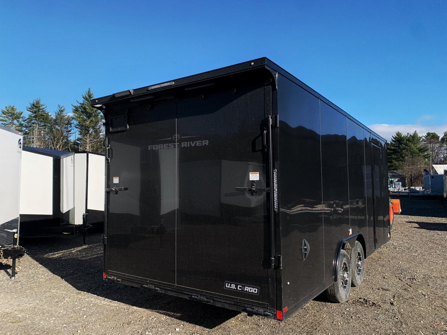 New 2026 US Cargo 8.5X20 + 3FT V nose/ 7' interior/ I-Beam frame/ Polycore/Blackout -9990gvw