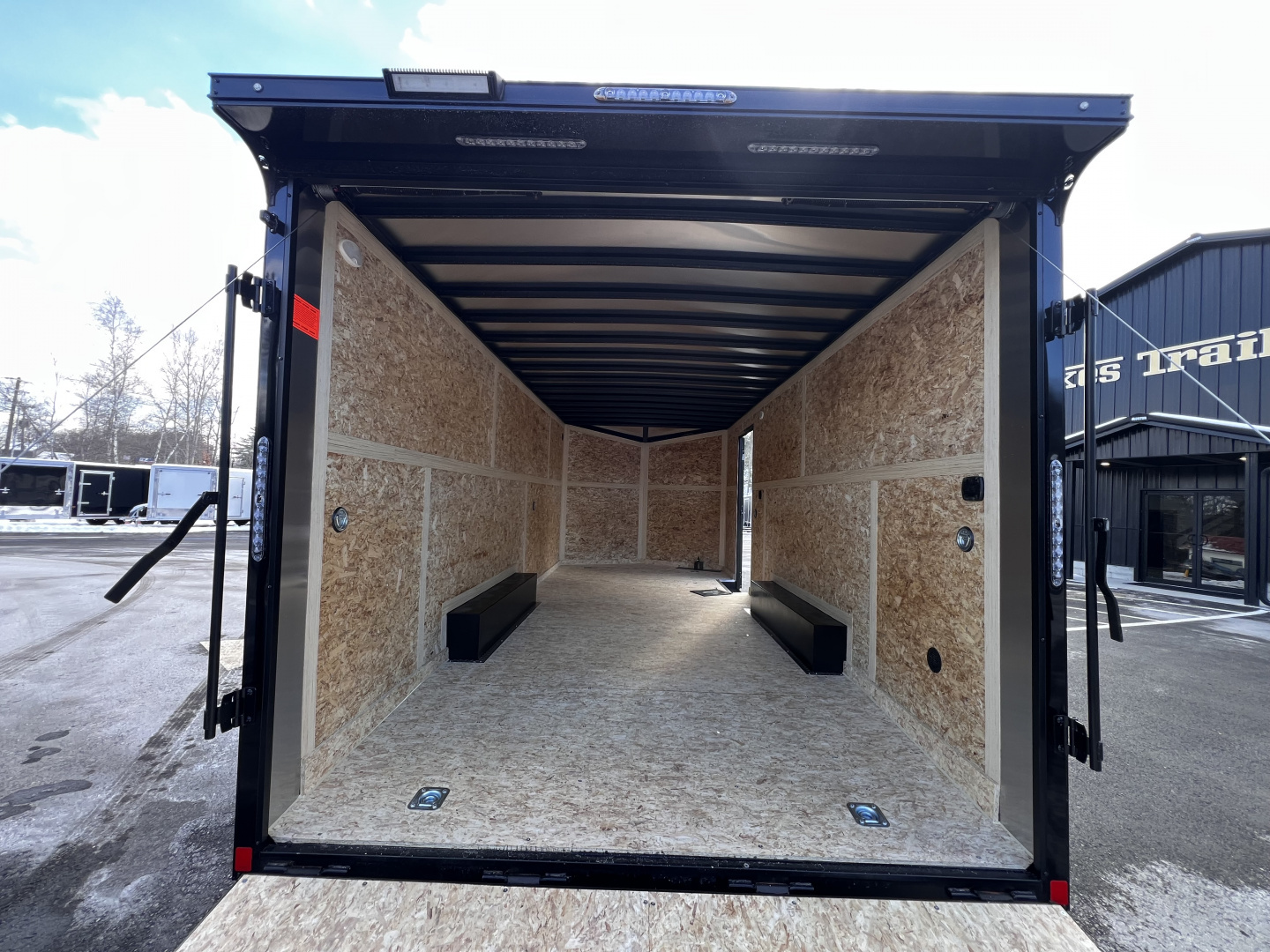 New 2026 US Cargo 8.5X20 + 3FT V nose/ 7' interior/ I-Beam frame/ Polycore/Blackout -9990gvw