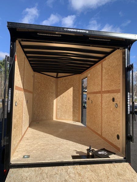 New 2026 US Cargo 7X14+ 2ft V-Nose /Polycore/ I-Beam Frame / 7' interior / Blackout - 7000GVW