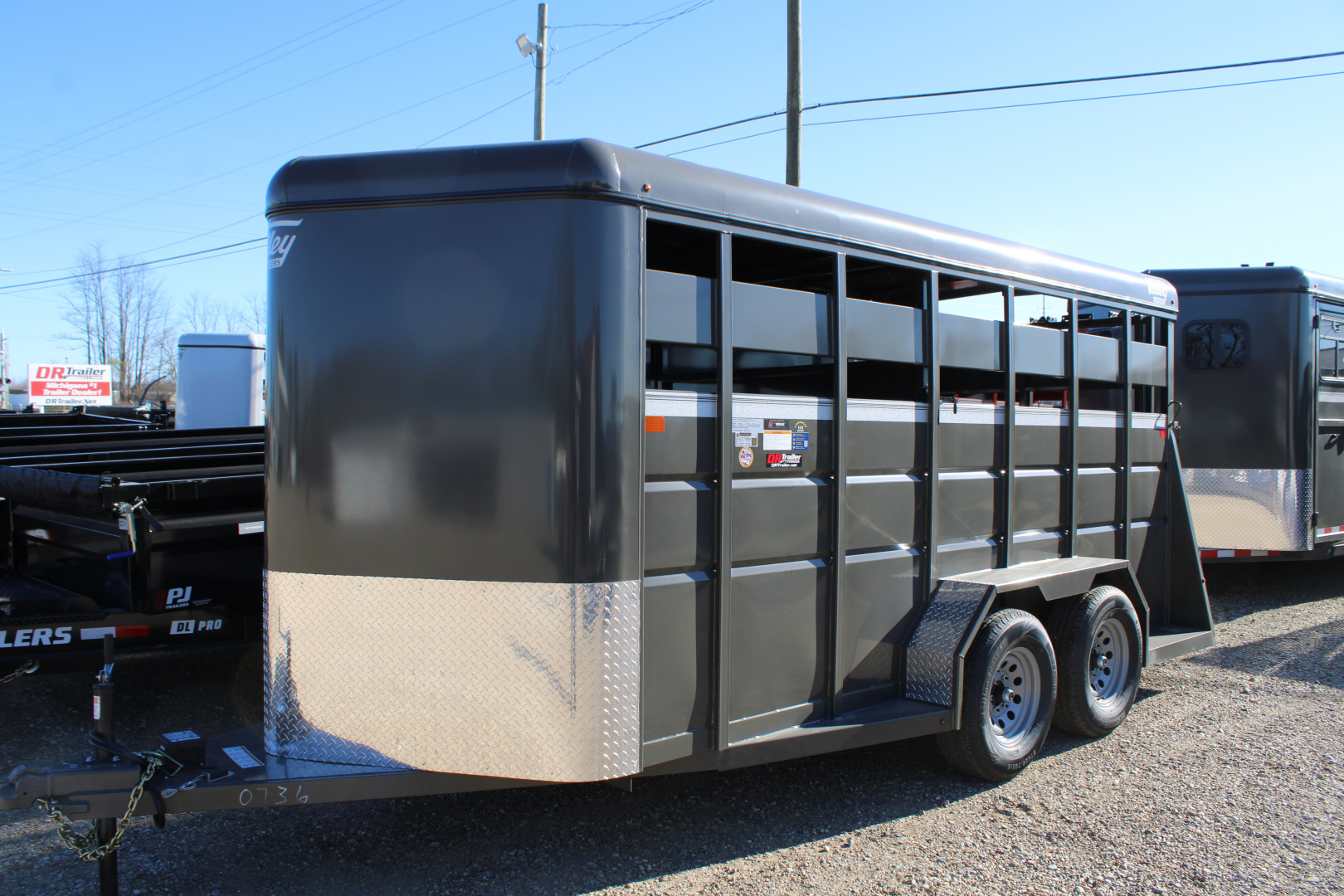 New 2026 Valley Trailers 16' STOCK Stock / Stock Combo Trailer