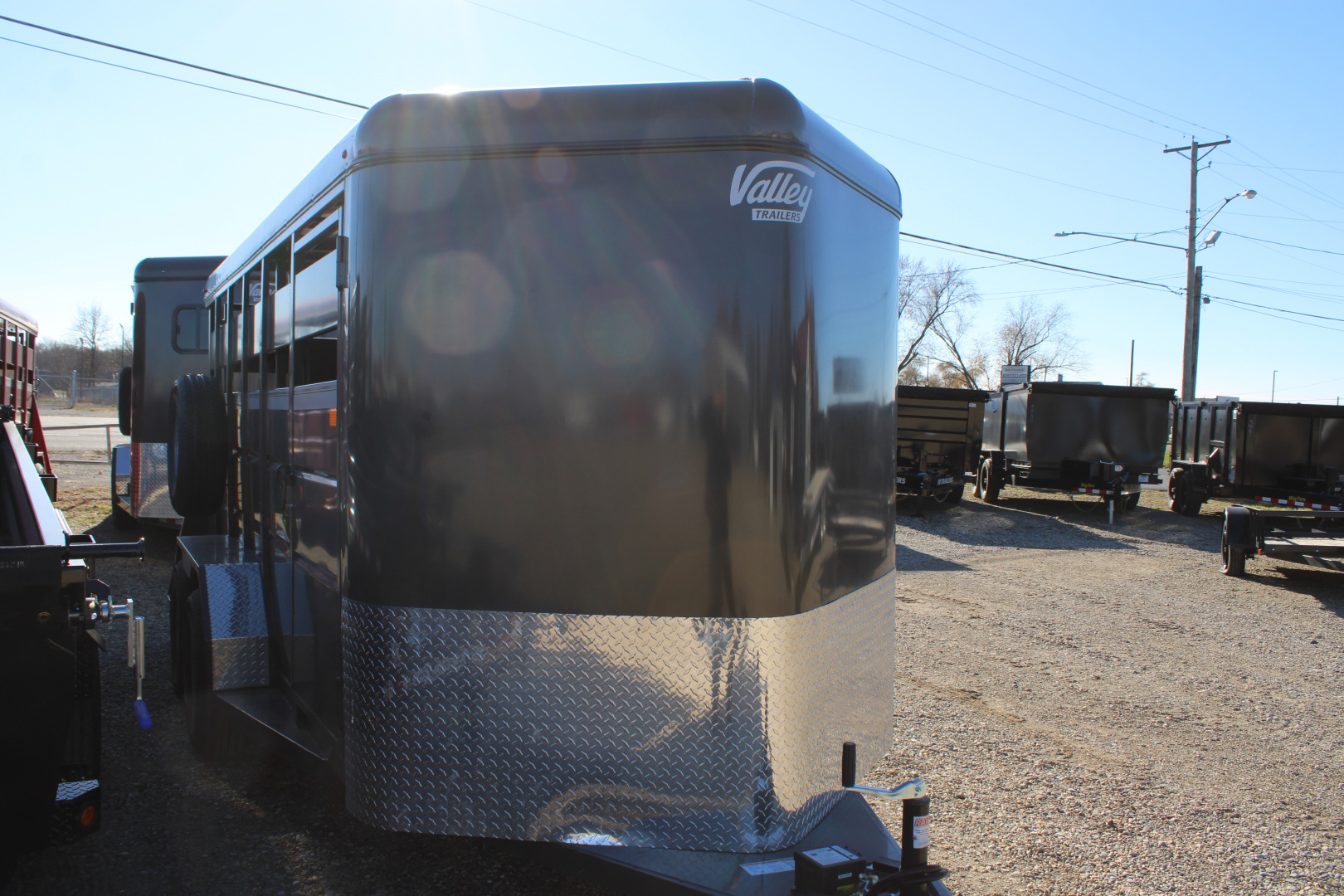 New 2026 Valley Trailers 16' STOCK Stock / Stock Combo Trailer