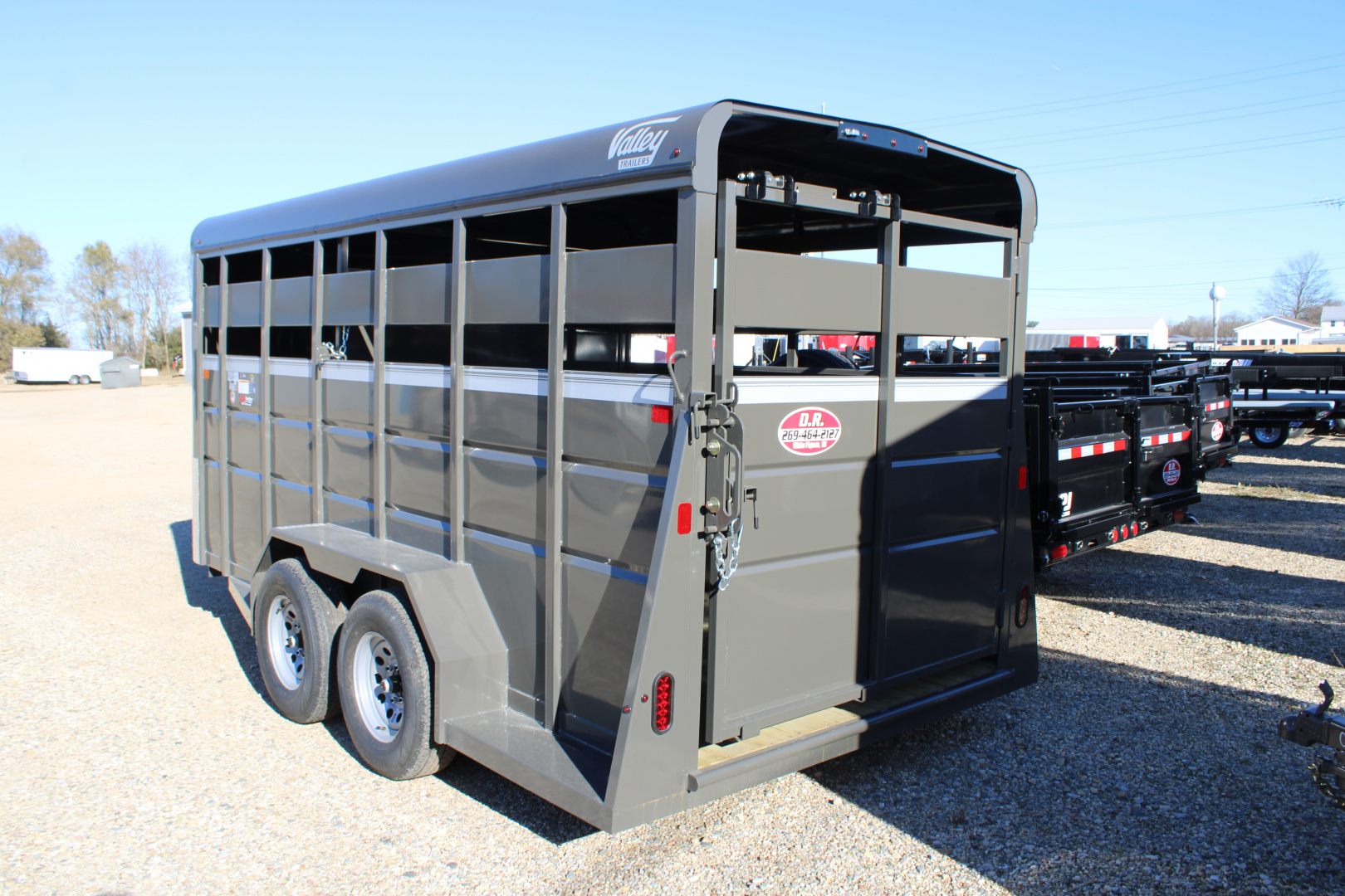 New 2026 Valley Trailers 16' STOCK Stock / Stock Combo Trailer