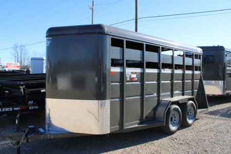 New 2026 Valley Trailers 16' STOCK Stock / Stock Combo Trailer