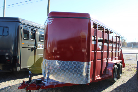 New 2026 Valley Trailers 16' STOCK Stock / Stock Combo Trailer