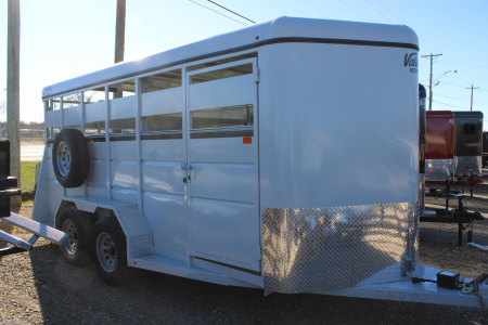New 2026 Valley Trailers 16' STOCK Stock / Stock Combo Trailer
