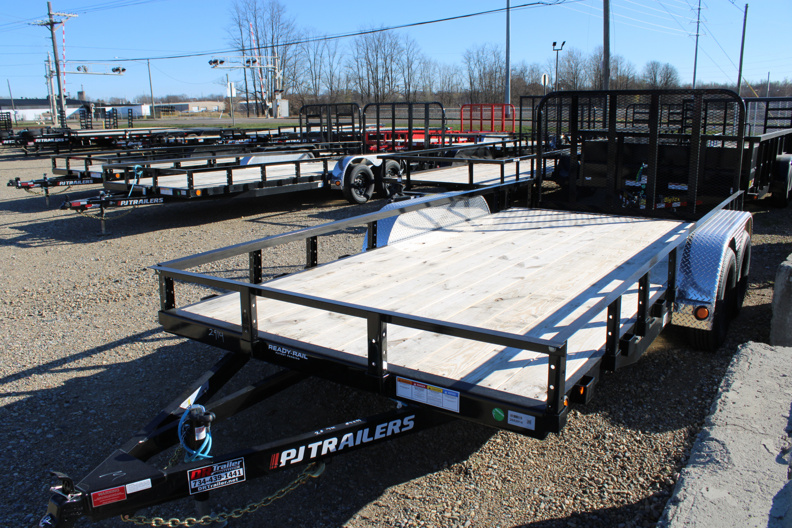 New 2026 PJ Trailers 16' RG 7K GVWR Landscape Trailer