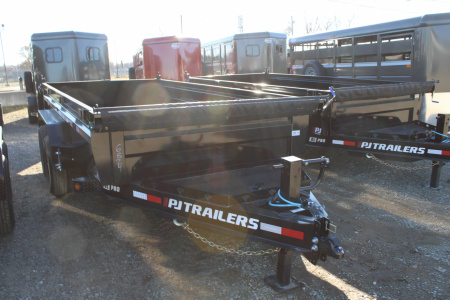 New 2026 PJ Trailers 14' DL 14K GVWR Dump Trailer