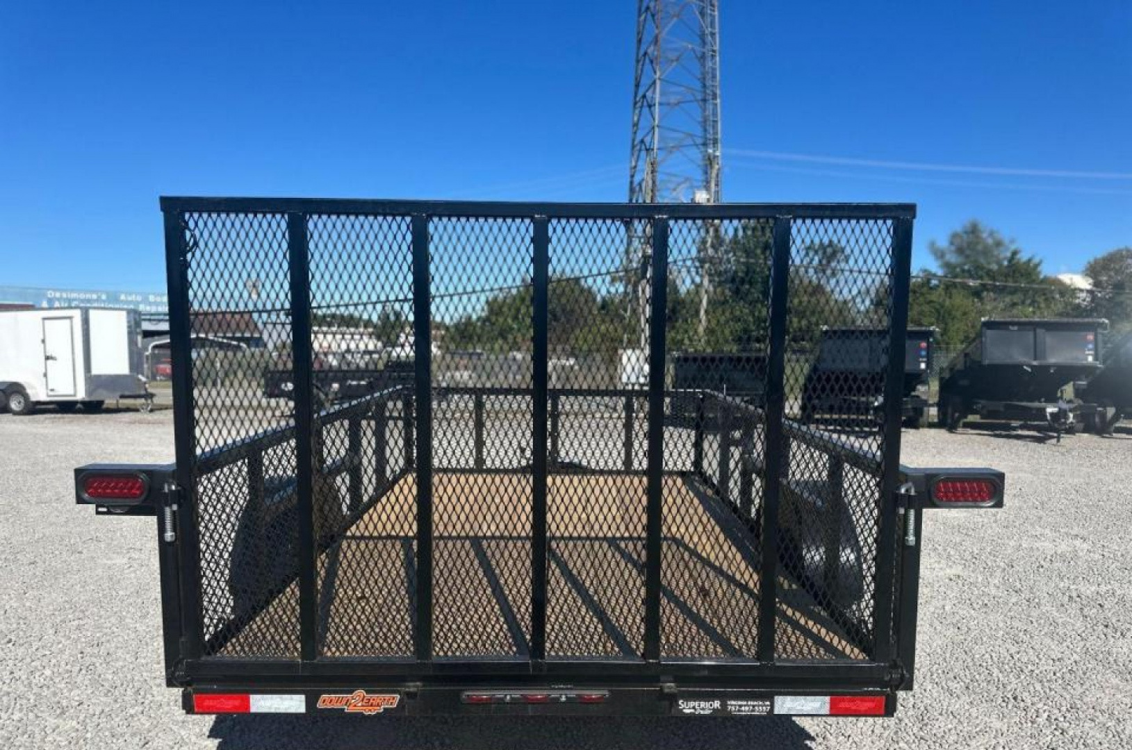 New 2026 Down 2 Earth Trailers 6X10 w/2ft Expanded Metal Sides Utility Trailer