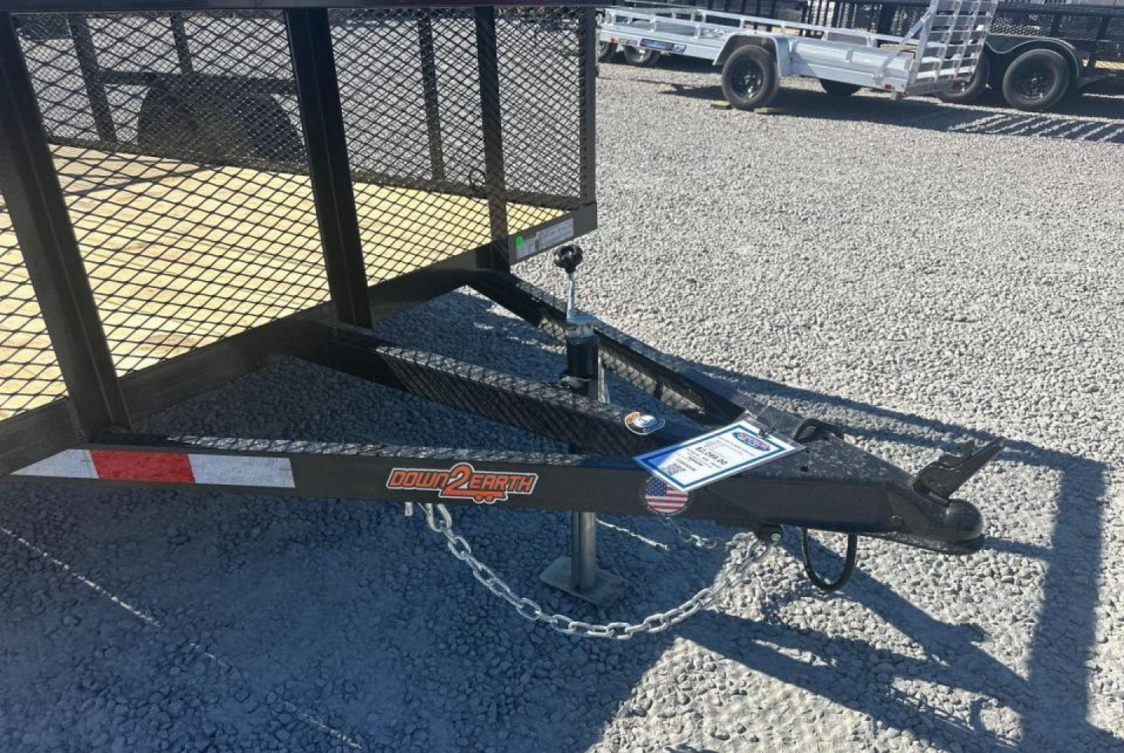 New 2026 Down 2 Earth Trailers 6X10 w/2ft Expanded Metal Sides Utility Trailer