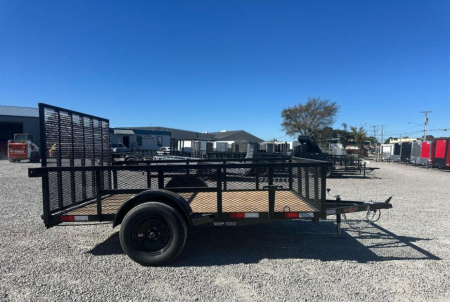 New 2026 Down 2 Earth Trailers 6X10 w/2ft Expanded Metal Sides Utility Trailer