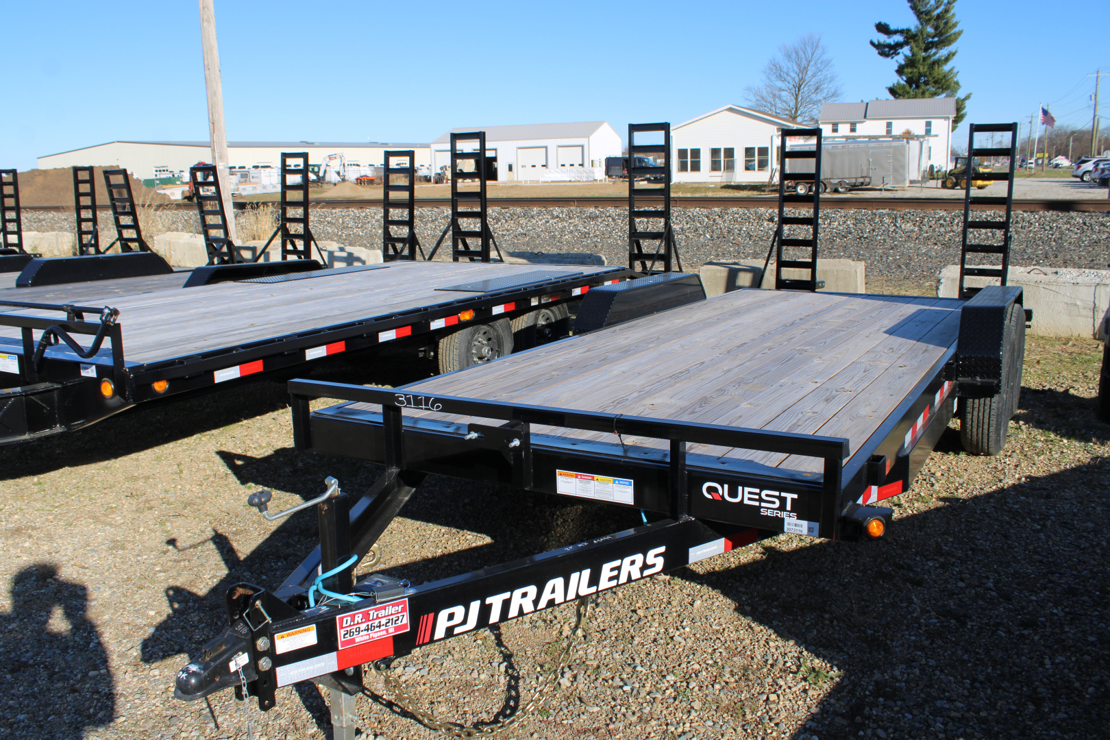 New 2026 PJ Trailers 20' FR 14K GVWR Equipment Trailer