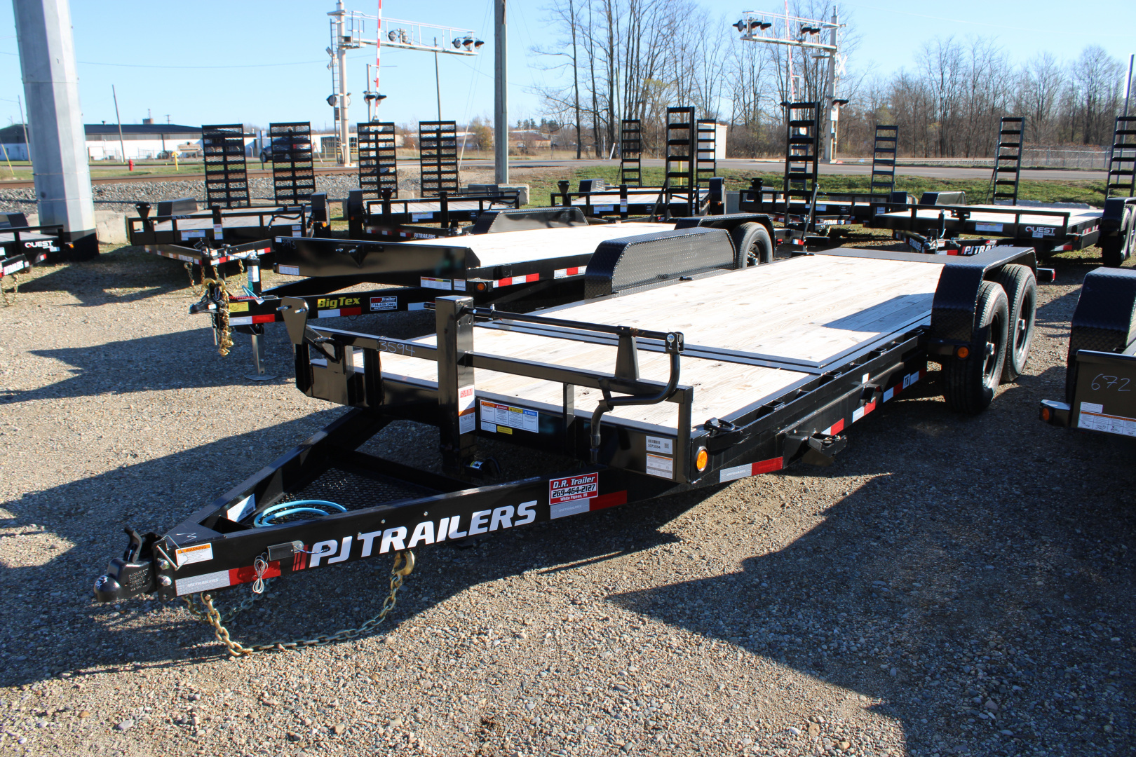 New 2026 PJ Trailers 20' T6 14K GVWR TILT Equipment Trailer