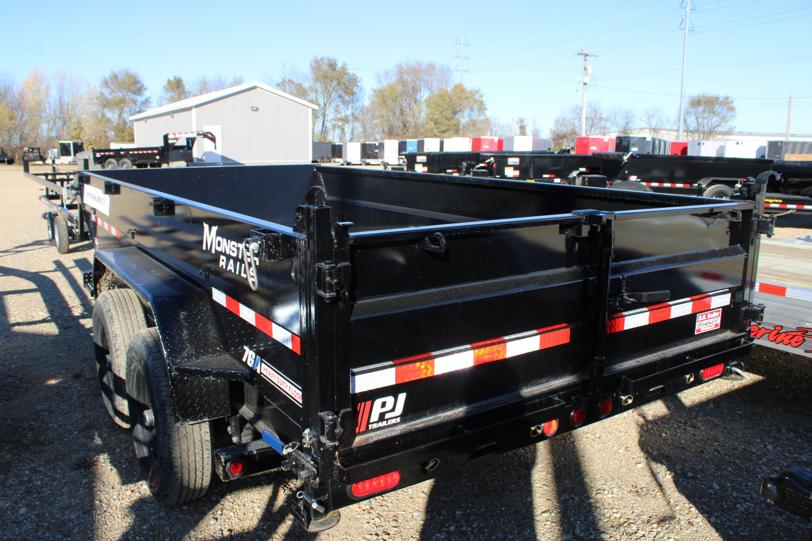New 2026 PJ Trailers 14' DT 15.4K GVWR Dump Trailer
