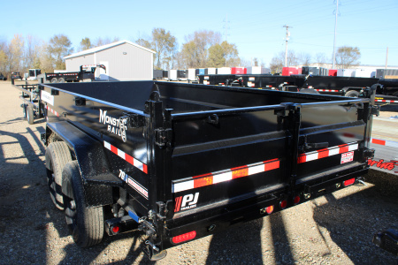 New 2026 PJ Trailers 14' DT 15.4K GVWR Dump Trailer