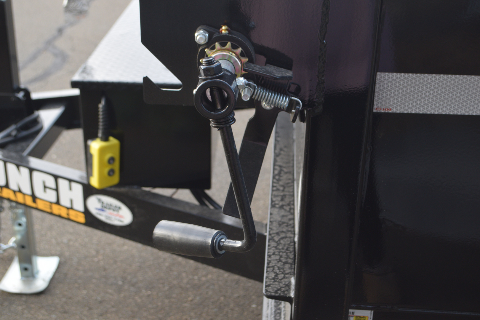 New Punch 6'11" x 14' Scissor Dump Trailer 14K