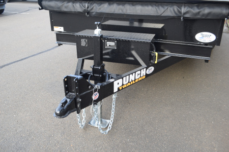 New Punch 6'11" x 14' Scissor Dump Trailer 14K