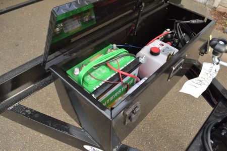 New Punch 6'11" x 14' Scissor Dump Trailer 14K