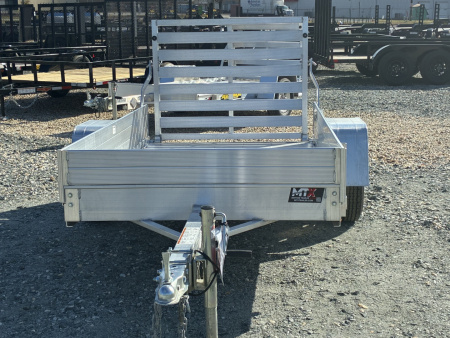 New 2026 Aluma 548 w/ 12" Solid Sides w/ Gate Utility Trailer