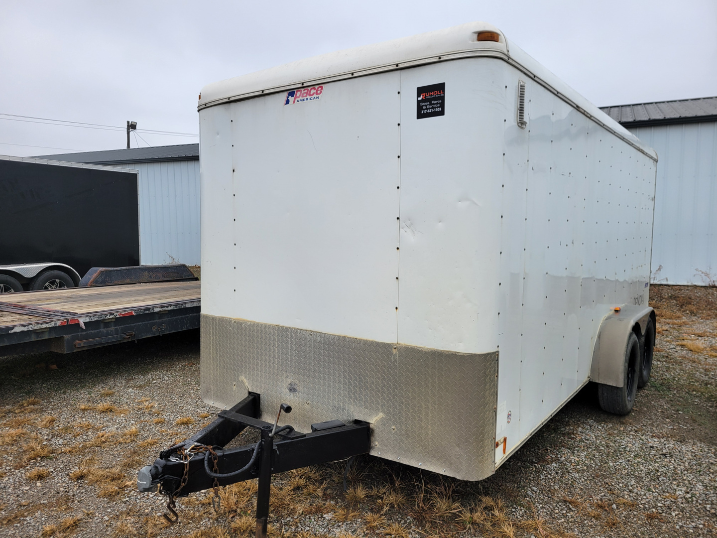 Used 2009 Pace American 8x18 Cargo / Enclosed Trailer
