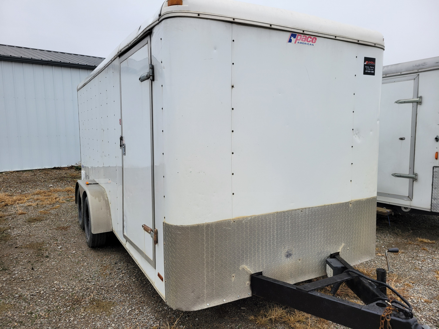 Used 2009 Pace American 8x18 Cargo / Enclosed Trailer