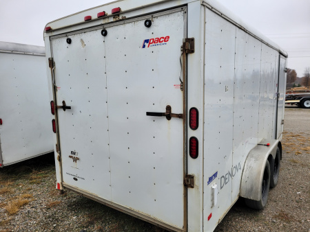 Used 2009 Pace American 8x18 Cargo / Enclosed Trailer
