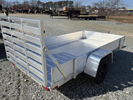 New 2026 Aluma 6310 w/ 12" Solid Sides and Gate Utility Trailer