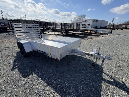 New 2026 Aluma 6310 w/ 12" Solid Sides and Gate Utility Trailer