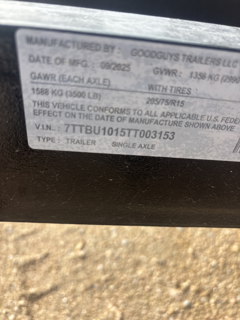 New 2026 Good Guys Trailers GATE Utility Trailer