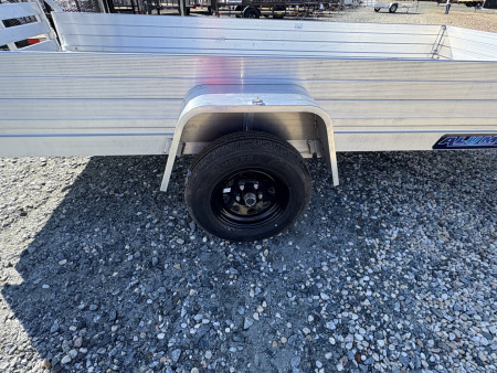New 2026 Aluma 6812H w/ 12" Solid Sides & Gate Utility Trailer