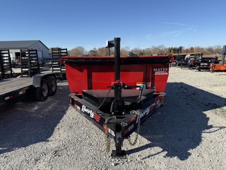 New 2026 LIBERTY LD14K83X14B8TS Dump Trailer 83X14 TA 24  SIDES  (GVW:15400) PATRIOT RED AND BLACK