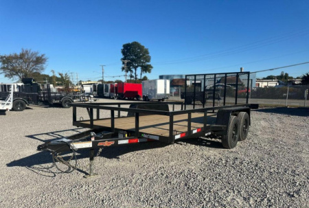 New 2026 Down 2 Earth Trailers 16ft Utility Trailer w/ Gate