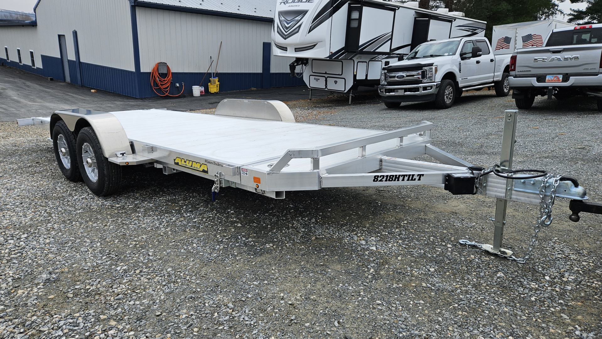 New 2026 ALUMA 82x18TILT Car / Racing Trailer