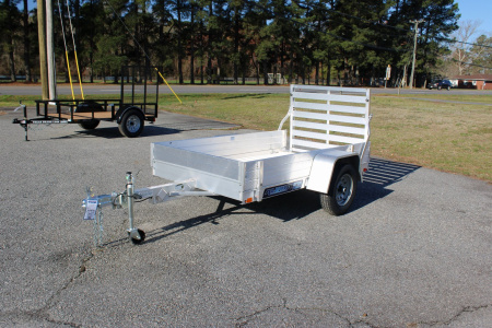 New 2026 Aluma 548 w/ 12  Solid Sides and Tailgate Utility Trailer