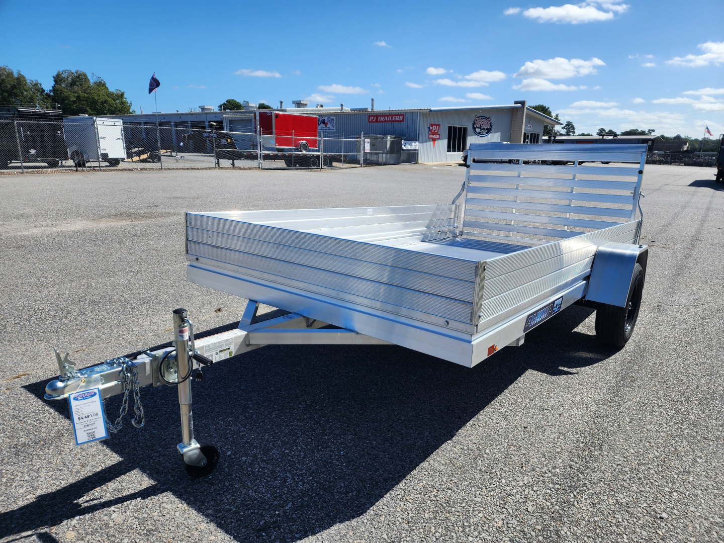 New 2026 ALUMA 7812ES Utility Trailer w/ 12" Solid Sides