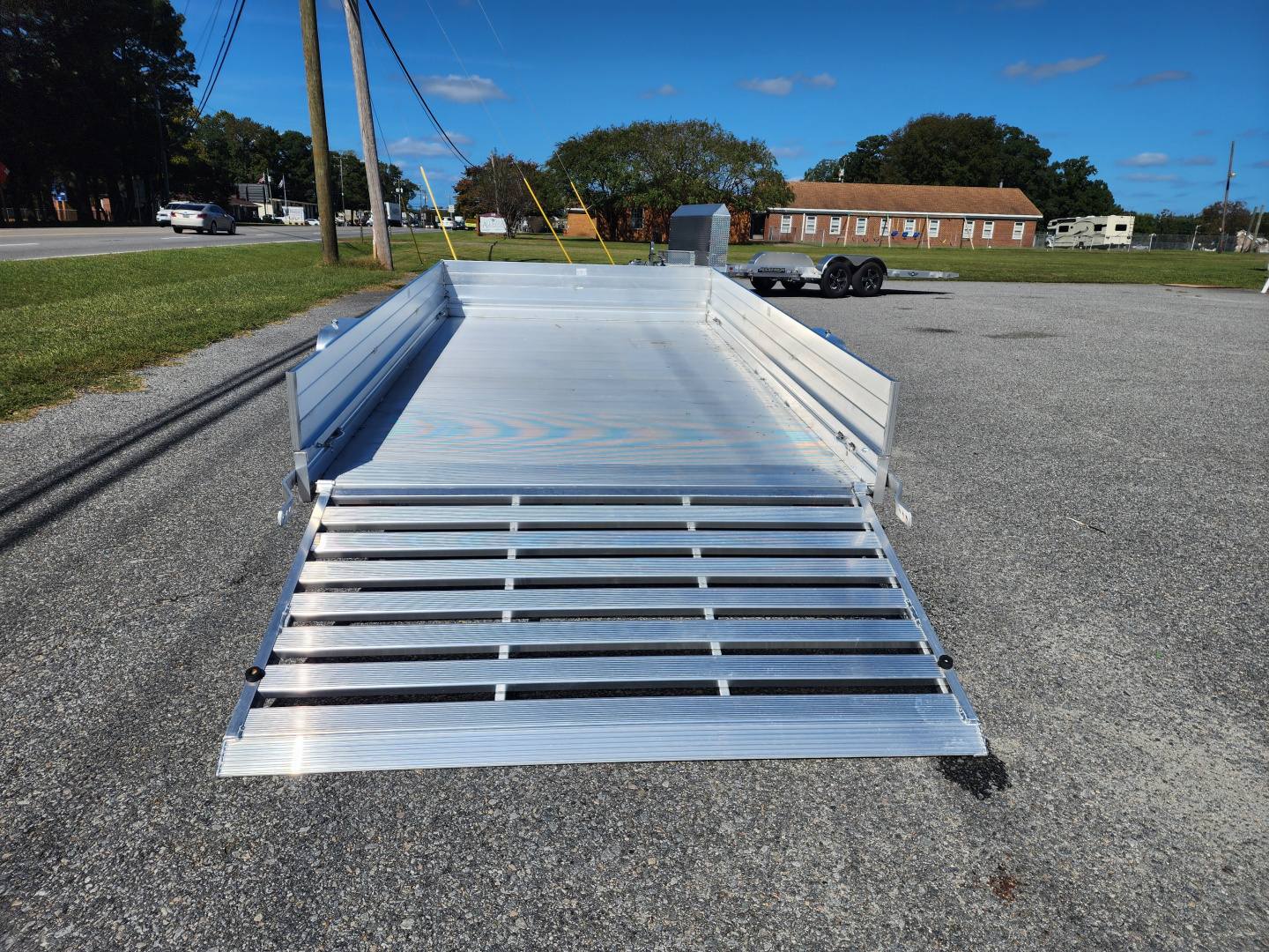 New 2026 ALUMA 7812ES Utility Trailer w/ 12" Solid Sides